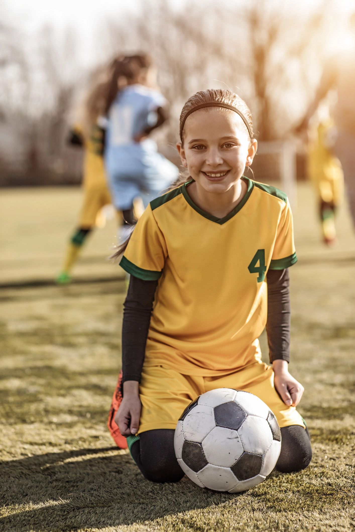 Community liaison portrait for youth soccer club