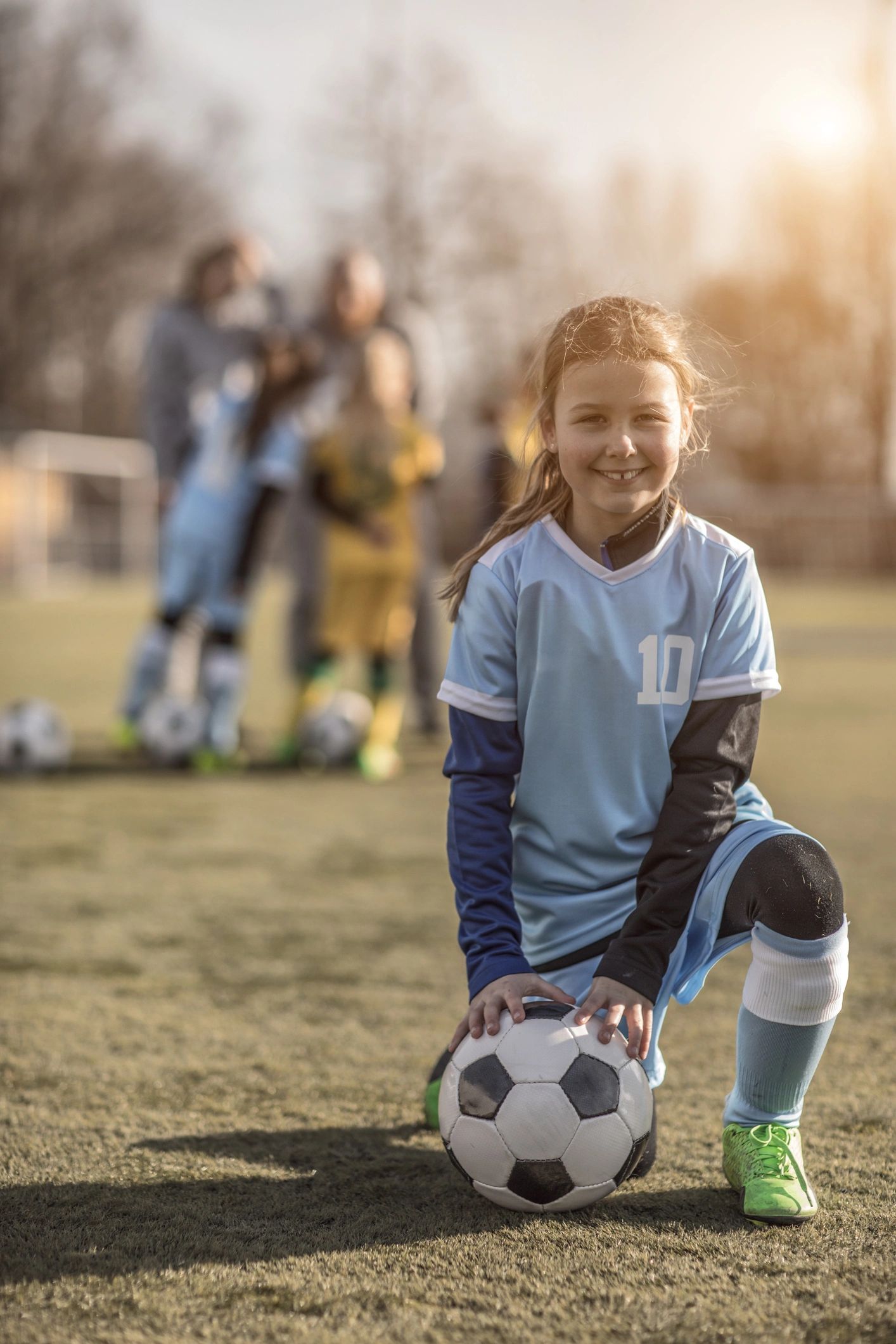 Soccer coaching leader portrait